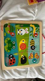 Janod magneet puzzel kriebel diertjes, Ophalen of Verzenden, Zo goed als nieuw