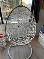 Hangstoel wit, Tuin en Terras, Tuinstoelen, Ophalen, Gebruikt, Aluminium