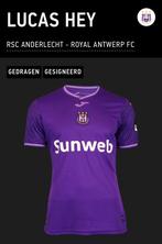 Matchworn voetbalshirt van Lucas Hey Anderlecht, Ophalen of Verzenden, Zo goed als nieuw, Shirt