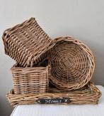 Rieten Mandjes Set, Ophalen, Overige materialen, Minder dan 50 cm, Gebruikt