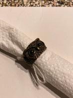 Mooie ring uil, Sieraden, Tassen en Uiterlijk, Ringen, Ophalen of Verzenden, Zo goed als nieuw, Zilver, Dame