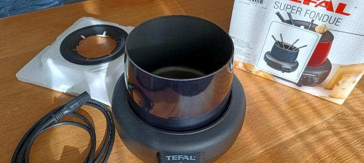Elektrische Tefal fonduepan in nieuwstaat, Witgoed en Apparatuur, Fonduesets, Zo goed als nieuw, Fonduepan, Elektrisch, Ophalen of Verzenden