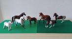 Schleich 7 paarden en 2 dinosauriërs, Ophalen of Verzenden, Zo goed als nieuw, Paard, Beeldje of Figuurtje
