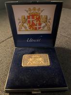 1 oz. Schone zilverbaar “Utrecht” in originele doos, Ophalen of Verzenden, Zilver