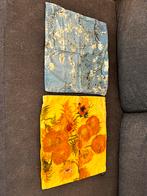 Van Gogh Museum Kussenhoezen - Set, Huis en Inrichting, Ophalen, Zo goed als nieuw, Geel, Rechthoekig