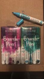 Brushpaint stiften roze en groene tinten, Ophalen of Verzenden, Nieuw, Potlood of Stift