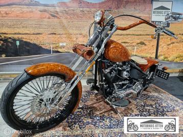 Harley hardtail Evo eigenbouw Chopper zelfbouw beschikbaar voor biedingen