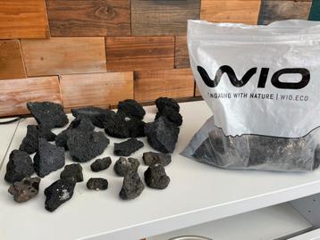 2 kg zwarte lavasteen aquarium beschikbaar voor biedingen