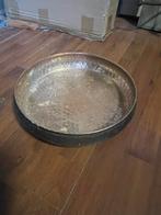 Metalen schaal, gebruikt, Huis en Inrichting, Woonaccessoires | Schalen en Manden, Overige materialen, Gebruikt, Schaal, Rond