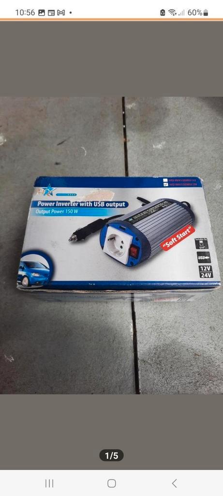 omvormer  24v 220v, Auto-onderdelen, Vrachtwagen-onderdelen, Overige merken, Verlichting, Gebruikt, Ophalen of Verzenden