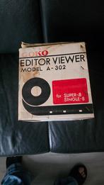 Goko Editor Viewer Model A-302 - 8mm Film Editor, Ophalen of Verzenden, 8mm film