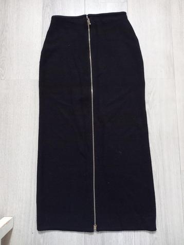 Mooie Gebreide Lange Zwarte Didi Knitwear Rok (Maat 38) beschikbaar voor biedingen