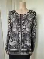 Nice Connection wol/cashmere trui maat 40/42 panter/dier, Kleding | Dames, Ophalen of Verzenden, Zo goed als nieuw, Grijs, Nice Connection