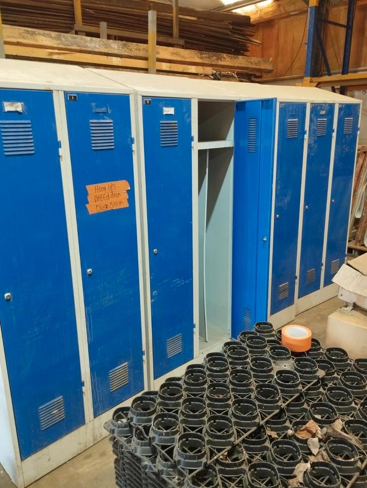 Stalen kasten, Huis en Inrichting, Kasten | Lockerkasten, Gebruikt, Ophalen