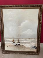 Schilderij Panorama Mesdag Stijl, Antiek en Kunst, Ophalen of Verzenden