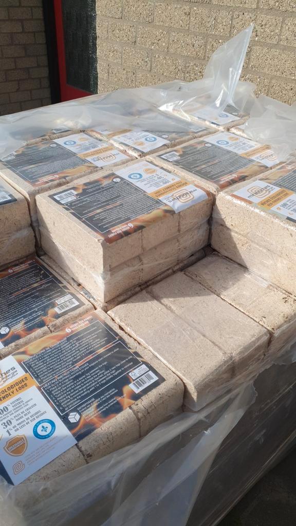 Houtbriketten XXL 24x10 kg afhaaltopper €90,00, Tuin en Terras, Haardhout, Minder dan 3 m³, Ophalen
