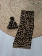 Leopard Muts & Sjaal Set, Ophalen of Verzenden, Zo goed als nieuw, Maat 38/40 (M), Muts