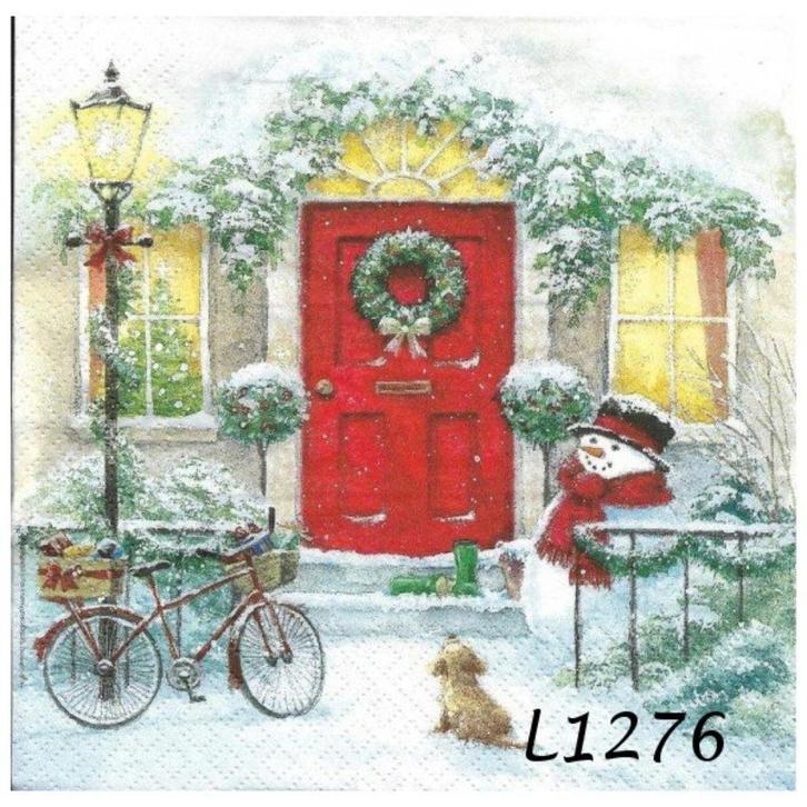 Servetten decoupage/bullet journal – KERST/Winter – L1276, Hobby en Vrije tijd, Knutselen, Nieuw, Materiaal, Verzenden