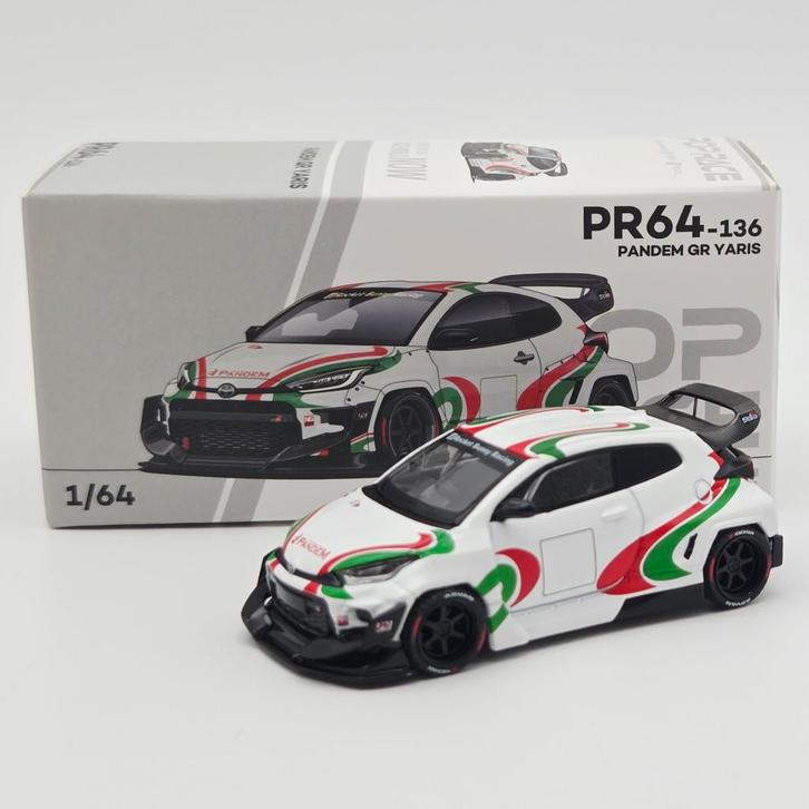 Pop Race Pandem GR Yaris 1/64, Hobby en Vrije tijd, Modelauto's | Overige schalen, Nieuw, Auto, Ophalen of Verzenden
