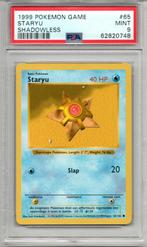 Staryu Shadowless Psa 9 Base set, Ophalen of Verzenden, Zo goed als nieuw, Losse kaart