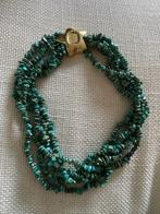 Mooie zware ketting met echte turquooizen., Ophalen, Zo goed als nieuw, Overige materialen