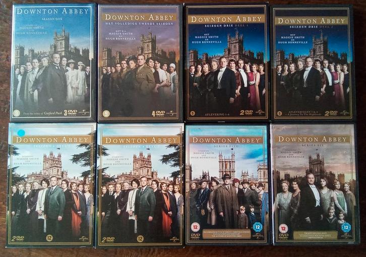 Downton Abbey Serie 1 tm 6 (5 en 6 geen NL ondertiteling), Cd's en Dvd's, Dvd's | Tv en Series, Zo goed als nieuw, Drama, Vanaf 12 jaar