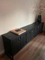 Dressoir zwart in zeer goede staat., Huis en Inrichting, Kasten | Dressoirs, Ophalen, Zo goed als nieuw, 25 tot 50 cm, 200 cm of meer