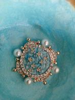 broche, Sieraden, Tassen en Uiterlijk, Broches, Ophalen of Verzenden, Nieuw, Zilver, Overige materialen