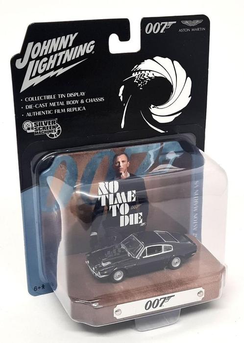 1987 Aston Martin V8 v Johnny Lightning 1/64 James Bond 007, Hobby en Vrije tijd, Modelauto's | Overige schalen, Nieuw, Auto, Ophalen of Verzenden