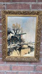 C G vink schilderij winters landschap, Antiek en Kunst, Ophalen