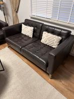 Lederen bank, Ophalen of Verzenden, Zo goed als nieuw, Leer