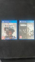 PS4, Playstation 4: Call of Duty & Rainbow Six Siege, Spelcomputers en Games, Online, Vanaf 18 jaar, Overige genres, Ophalen of Verzenden