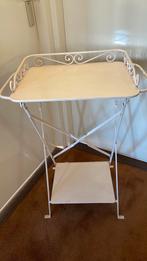 Klein brocante tafeltje, Ophalen, Rechthoekig, 60 cm of meer