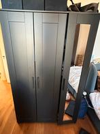 IKEA Brimnes 3-deurs kledingkast / garderobekast, Huis en Inrichting, Ophalen, Overige materialen, Gebruikt, 100 tot 150 cm