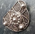 Filigraan  broche  - ceintuurhaak - schortenslot - Zeeuws, Ophalen of Verzenden, Overige materialen, Broche