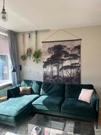 Mooie velvet bank van Dimehouse!, Huis en Inrichting, Ophalen, Zo goed als nieuw, Vierpersoons of meer