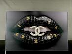 Prachrige Gucci Lips plexiglas schilderij, Ophalen of Verzenden