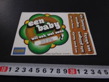 sticker IVEKO Een baby wil ook wel eens ! Sticker 5  AC877* beschikbaar voor biedingen