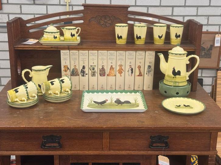 Kip Haan Servies - Zeller - Prachtige Set, Antiek en Kunst, Antiek | Servies compleet, Ophalen