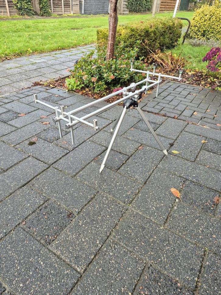 JRC 3 Poot RVS Rodpod, Watersport en Boten, Hengelsport | Karpervissen, Gebruikt, Overige typen, Ophalen