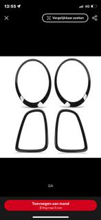 mini cooper zwart voor en achter rand zwart  r56 r57 r58 r59, Ophalen of Verzenden