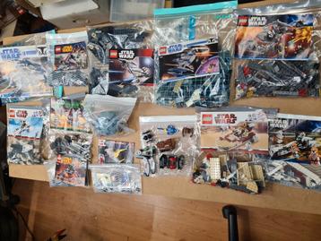 star wars lego diverse sets. Soms mist er een figuur. beschikbaar voor biedingen