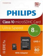 Philips SDHC Card 8GB adapter (SD-Kaart) *Nieuw*, Audio, Tv en Foto, Fotografie | Geheugenkaarten, 32 GB, Nieuw, Ophalen of Verzenden