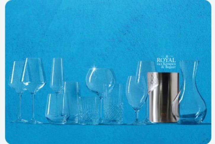 AH glazen zegels, 15 zegels voor mooi glaswerk, Verzamelen, Supermarktacties, Albert Heijn, Verzenden