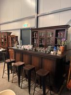 Huisbar thuisbar mancave toog café kantine kroeg barretje, Ophalen of Verzenden, Inclusief barstoelen, Zo goed als nieuw