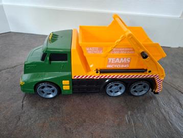 Grote vuilniswagen met licht en geluid 34x13x17 cm beschikbaar voor biedingen