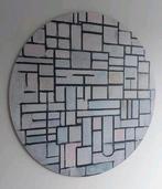 HIP ORGNL 120 cm Mondriaan Rond wandcirkel, Huis en Inrichting, Ophalen, Zo goed als nieuw