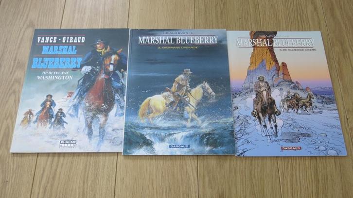 Marshal Blueberry 1 t/m 3 compleet, Boeken, Stripboeken, Zo goed als nieuw, Complete serie of reeks, Verzenden