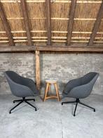 2 HAY About A Loungechair AAL81 design fauteuils, Twee, Ophalen of Verzenden, Metaal, Grijs