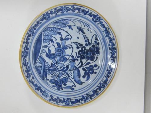DE Klauw - blauw wandbord, Antiek en Kunst, Antiek | Keramiek en Aardewerk, Ophalen of Verzenden